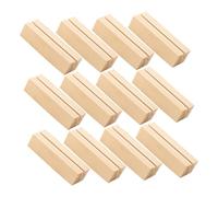 HIAKDOFT 12 pièces Support Photo Rectangulaire Porte Cartes Mémo pour Bureau et Maison Porte Cartes Visite Polyvalent pour Mariage et Événements