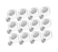 HIAKDOFT 12pièces Bouteilles Verre Élégantes pour Eau Bénite Récipients pour Baptêmes Chrétiens Et Cérémonies Religieuses Décorations Raffinées Et Rechargeables
