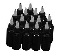 HIAKDOFT 15 Pièces Paint Bottles Pet Plastic Squeeze Containers With Precision Needle Tip For Gel Ink Lotion Dispensing