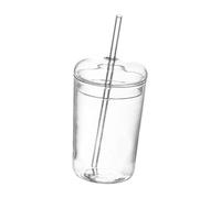 HIAKDOFT 16.91oz Gobelet Verre Avec Paille Capacité Importante Contenant Pour Boissons Domestiques
