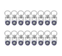 HIAKDOFT 16 Pièces Curtain Track Rollers Silent Gliders for Rails Smooth Sliding Pulley Wheels Easy Mounting Drapery Accessories for Shower Window Drapes Divider