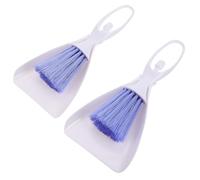 HIAKDOFT 2 Ensembles Mini Balai et Pelle de Table pour Petits Animaux Accessoires Cage Hamster et Gerbille Nettoyage Ergonomique Sûr et Portable Lot de Coloris Aléatoires Couleur Aléatoire