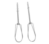 HIAKDOFT 2 pièces Accessoires Batteur à Main Acier Inoxydable de Remplacement pour Pâtisserie Préparation Œufs et Compatible avec Mixeur Manuel Réutilisable