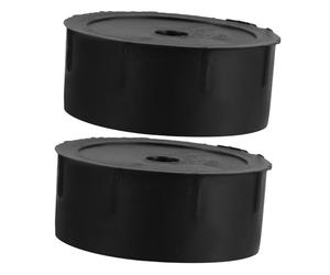 HIAKDOFT 2 pièces Accessoires de Rechange pour Arbre à Chat Bouchons de Tube Faciles à Installer de Remplacement pour Poteau Griffoir Extension Espace de Jeu Chat