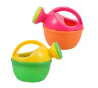 HIAKDOFT 2 pièces Arrosoirs Garçon Fille Plastique Lot Petits Jouets Plage Été Jardin avec Poignées pour Jeu Eau Garçon Fille