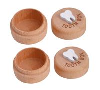HIAKDOFT 2 pièces Boîte à Dents pour Garçon Fille Rangement Grand Volume Boîte Souvenirs pour Dents de Lait et Cheveux de Garçon Fille Étanche et Légère Conservation des Souvenirs