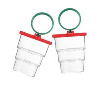 HIAKDOFT 2 pièces Boîte Loupe Insecte Observation Extérieure Garçon Fille Boîte Collecte et Loupe Agrandissante Kit Scientifique Pédagogique et Facile Utilisation pour Expériences et