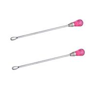 HIAKDOFT 2 pièces Cuillères à Mélanger pour Cire à Cacheter Outils Réutilisables Design Créatif Agitateurs et Pratiques pour Fondre et Remuer la Cire de Sceau Accessoires DIY Réutilisable