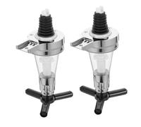 HIAKDOFT 2 pièces Distributeur de Boissons Mural Doseur Pompe à Ressort pour Spiritueux Verseur Rationné Réutilisable pour Bar et Cuisine Évite Gaspillage
