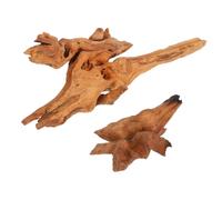 HIAKDOFT 2 Pièces Flotté Naturel Résistant pour Décoration Aquarium et Terrarium Racines Naturelles Aquatic Decor et Facile à Nettoyer pour Bassins Eau Douce et Vivariums