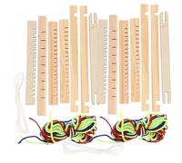 HIAKDOFT 2 pièces Kit Métier à Tisser DIY Petit Format pour Garçon Fille Outil Tissage Manuel Favorisant Créativité et Réflexion Accessoires à Fabriquer comme Ceintures et Écharpes Facile