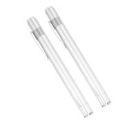 HIAKDOFT 2 pièces Lampe Stylo Médicale LED Portable avec Jauge de Lampe de Poche Compacte et Pratique pour Inspection Médicale
