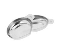 HIAKDOFT 2 Pièces Plateaux de Pesée Électroniques Acier Inoxydable Plateau de Balance pour Petits Objets avec Poignée Usage Professionnel pour Cuisine Bijouterie Pâtisserie Magasin et