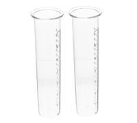 HIAKDOFT 2 pièces Pluviomètre Jardin Tube de Remplacement Résistant Au Gel Plastique et Portable pour Mesure Précise des Précipitations Extérieur