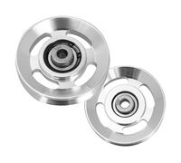 HIAKDOFT 2 pièces Poulie de Câble Professionnelle Aluminium Résistante à Usure Accessoire Gym Portable Roue de Levage Musculation Facile à Installer