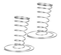 HIAKDOFT 2 pièces Support Cône Glace Inox Porte Cornet Glace Autonome Présentoir Inox pour Cônes Frites et Crème Glacée Adapté Cafés et Fêtes