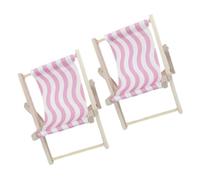HIAKDOFT 2 pièces Support Téléphone de Bureau Décoratif Forme de Chaise de Plage Porte Téléphone Portable Stable et Support Polyvalent pour Voyage et Bureau Lot