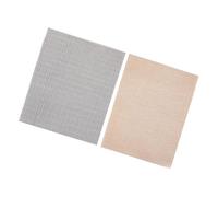 HIAKDOFT 2 pièces Tapis de Barbecue Maille de Fibre de Verre Tapis Antidérapants et Réutilisables pour Grill Extérieur Protection pour Grillades sans Fumée Découpe Adaptable pour Cuisson