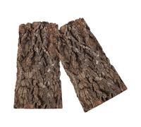 HIAKDOFT 2 Pièces Terrarium Cork Bark Platform for Reptile Tank Natural Climbing and Basking Mat for Turtles and Lizards Background Decor