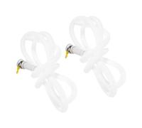 HIAKDOFT 2 pièces Tuyau de Vidange pour Climatiseur Portable Flexible avec Collier de Serrage pour Évacuation Eau Condensat et Prolongation Drainage