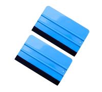 HIAKDOFT 2 pièces Vinyl Scraper Tool Auto Film Squeegee Small Raclette Covering Voiture sans Rayures Outil Pose Facile