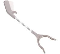 HIAKDOFT 2 Pinces à Déchets en Acier Inoxydable 40 CM Ramasseur de Détritus Portable et Léger Outil de Préhension pour Nettoyage Urbain et Collecte des Ordures Adapté aux Personnes à