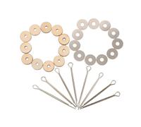 HIAKDOFT 20 Ensembles Accessoires Joints Rotatifs pour Poupées DIY Kit pour Fabrication Ours Articulations Flexibles Fournitures Artisanat Poupée Mobile