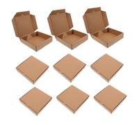 HIAKDOFT 20 pièces Boîtes Carton Ondulé Épais pour Restauration à Emporter Boîte Unique Pratique pour et Alimentaire Conservation Chaleur et Fraîcheur