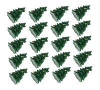 HIAKDOFT 20 Pièces Décorations Sapin Noël Résine Accessoires DIY Artisanat Breloques sans Odeur Couleur Vive et Matériau pour Personnalisation Coque Téléphone