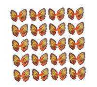 HIAKDOFT 20 Pièces Lot de Élastiques pour Poils de Chien avec Motif Anneaux Élastiques pour Cheveux de Chiens et Chiots Accessoires et Élégants pour Maintenir Poils Place Couleur Café