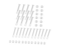 HIAKDOFT 20 pièces Lot de Goupilles Plastique Durables pour Raccords de Piscine Pins de Remplacement pour Cadres Métalliques Ronds Connecteurs Étanches pour Portables