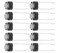 HIAKDOFT 20 Pièces Micro Tactile Push Button Switch Momentary Pin Round Surface Mount Micro Switch For Breadboard And Panel Control Projects
