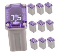HIAKDOFT 20 Pièces Miniature Square Automotive Fuse Holder Compact Inline Fuse Socket Adapter Connector For Cars Trucks Boats Circuit Protection