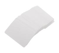 HIAKDOFT 200 Cartes Vierges en Papier Cartonné Blanc 9 X 54 CM Fiches de Révision Recto Verso Mini Cartes D’Entraînement pour Élèves et Enseignants Support pour Examens et Activités