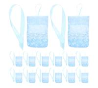 HIAKDOFT 20pièces Sachets Vides Lavande Pochettes Organza pour Tiroirs Placards Désodorisant Intérieur à Fleurs Bleu Ciel
