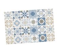 HIAKDOFT 24 pièces Stickers Carrelage Mural Autocollants Décoratifs Auto-adhésifs Étanches Protection Anti-huile et Anti-poussière pour Cuisine Salle de Bain Salon Facile à Poser sur