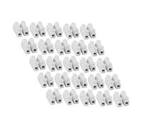 HIAKDOFT 25 pièces Connecteurs de Câbles Électriques Push-in Bornier Rapide Broches Résistance Haute Pression et Température Sans Outil Pour Raccordement Domestique et Audio Faible Perte