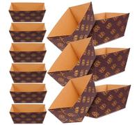 HIAKDOFT 25 pièces Moules à Cake Papier Ondulé Résistants Haute Température Empilables et Déformation pour Gâteaux Brioches et Pâtisseries Usage Professionnel et Domestique