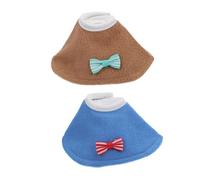 HIAKDOFT 2pièces Colliers Anti-picage pour Perroquets Capes De Protection Prévention des Morsures Et Guérison Rapide Légers Et Confortables Adaptés La Convalescence des Oiseaux De Compagnie