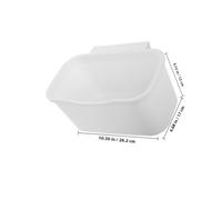 HIAKDOFT 2pièces Panier De Rangement Suspendu Pour Lit Organisateur Multifonctionnel De Chevet Plastique Pour Étudiants Colocation Accessoire Pratique Pour Lit Superposé Et Salle De