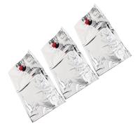 HIAKDOFT 3 pièces à Vin Rechargeable avec Valve Pochette de Rangement Portable Étanche pour Boissons de Remplacement Réutilisable pour Vin Plein Air