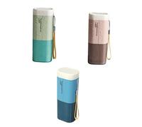 HIAKDOFT 3 pièces Boîte de Rangement Brosse Dent Voyage Étui Portable PP avec Gobelets Classés pour Brossage Propre Léger et Compact pour Déplacements