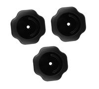 HIAKDOFT 3 pièces Boutons Bakélite Antidéflagrants pour Couvercles Cocotte Poignées Rechange pour Autocuiseur Résistants Haute Température Faciles à Installer Lot