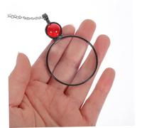 HIAKDOFT 3 pièces Collier Loupe de Lecture Portable Pendentifs Loupe Grossissante Vintage pour Observation et Décoration Accessoires Pratiques pour Journaux