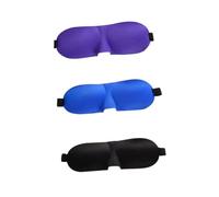 HIAKDOFT 3 pièces de Sommeil et avec Sangle Réglable Lot de Cache Yeux Occultants pour Dormir Voyage Travail et Sieste Motifs Étoile Lune Confortable Pression
