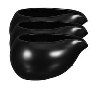 HIAKDOFT 3 pièces Pichet à Lait Céramique avec Bec Verseur Distributeur de Sauce pour Steak Pot Porcelaine pour Lait Sirop et Vinaigrette Style Japonais Simple et Élégant