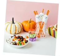 HIAKDOFT 3 Rouleaux Ruban Halloween Créatif Imprimé Toile Araignée Bord Fil Métallique Colorés Orange Vert pour Décoration Fête et Bricolage