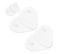 HIAKDOFT 3 Semelles Avant-pied Gel Transparent Antidérapantes pour Tongs Coussinets Autocollants pour Soulagement Rapide Plantaire