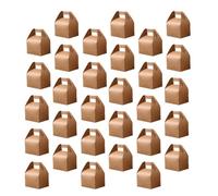 HIAKDOFT 30 pièces Boîtes Papier Kraft Pliables Sacs Fourre-tout Petits Bonbons Emballages Cadeaux Résistants pour Fête Maison et Boutique Petite