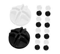 HIAKDOFT 30 pièces Connecteurs Plastique pour Cages Animaux Noir et Blanc Clips de Raccord pour Enclos Lapin Assemblage DIY Armoires et Étagères et Facile à Installer